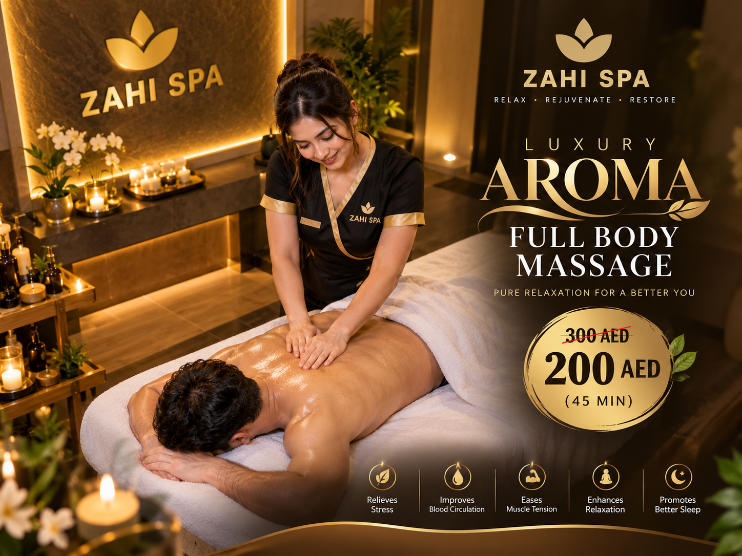 Spa massage offer